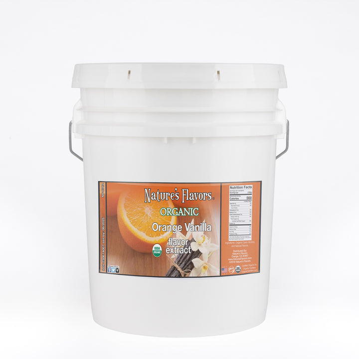Organic Orange Vanilla Flavor Extract Without Diacetyl