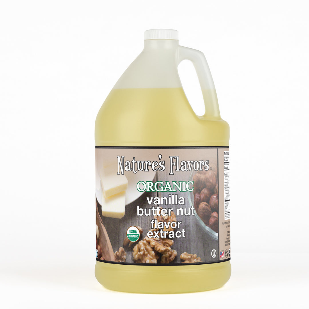 Organic Vanilla Butter Nut Flavor Extract Without Diacetyl