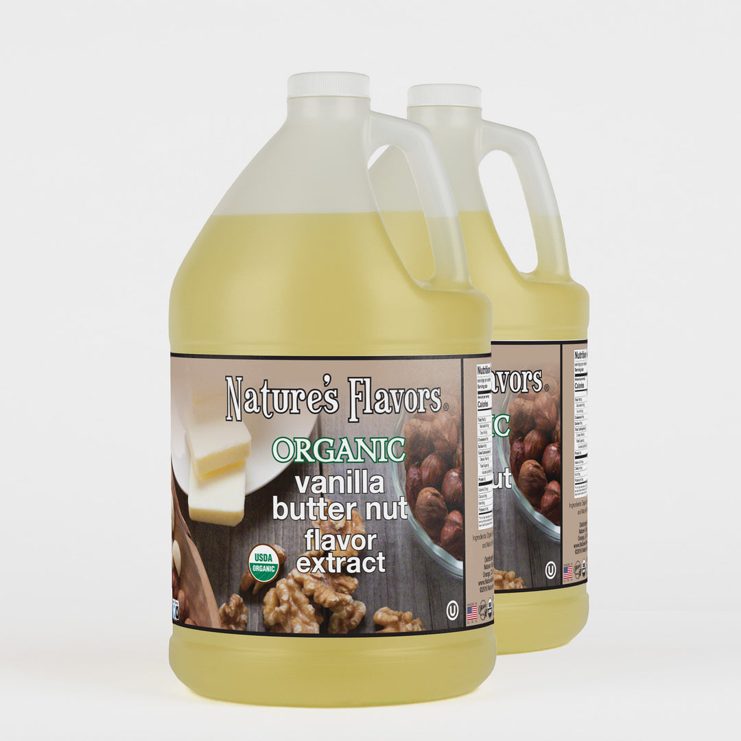 Organic Vanilla Butter Nut Flavor Extract Without Diacetyl