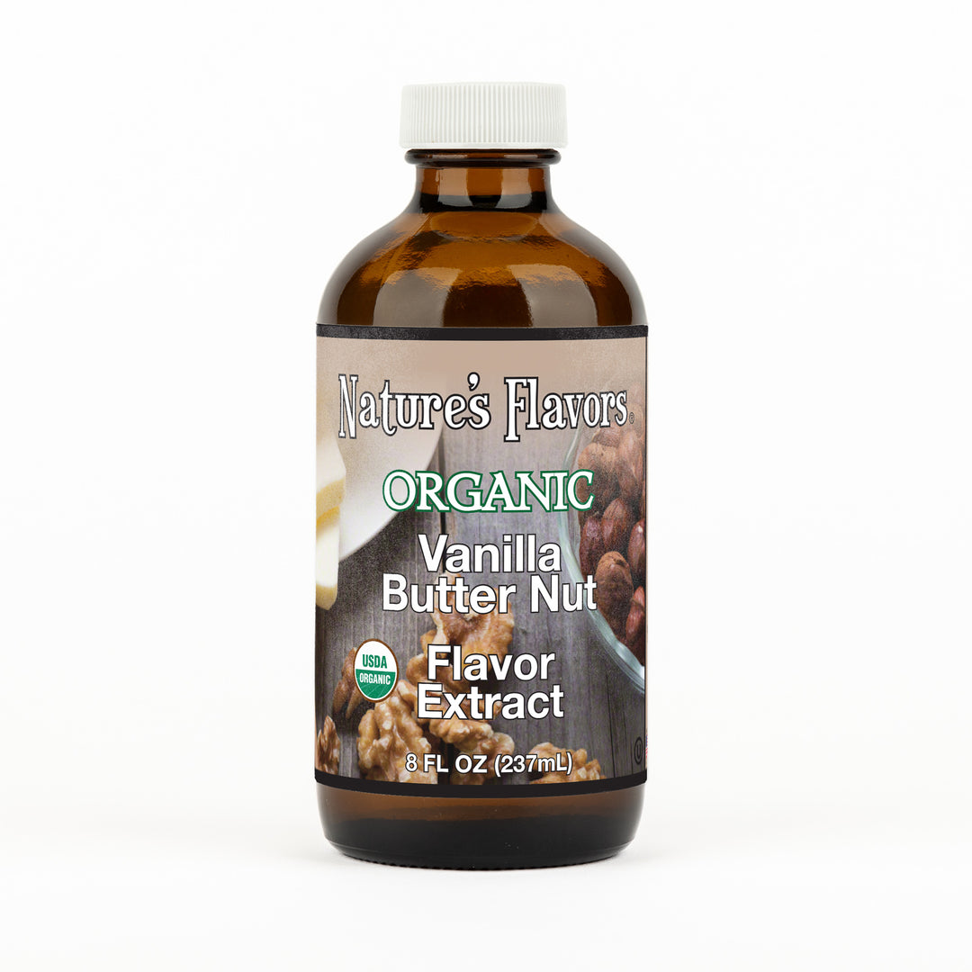 Organic Vanilla Butter Nut Flavor Extract Without Diacetyl