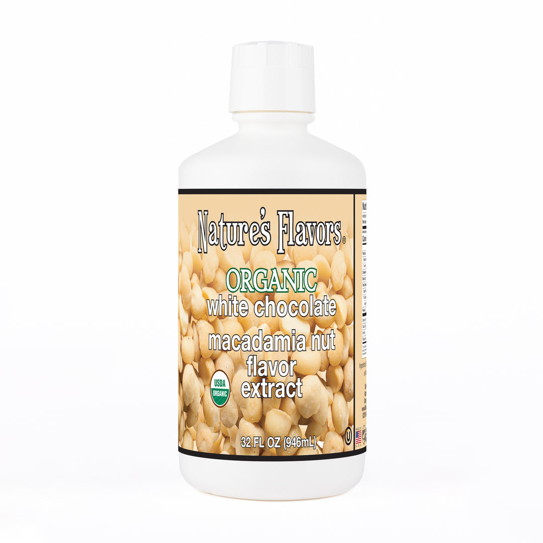 Organic White Chocolate Macadamia Nut Flavor Extract Without Diacetyl