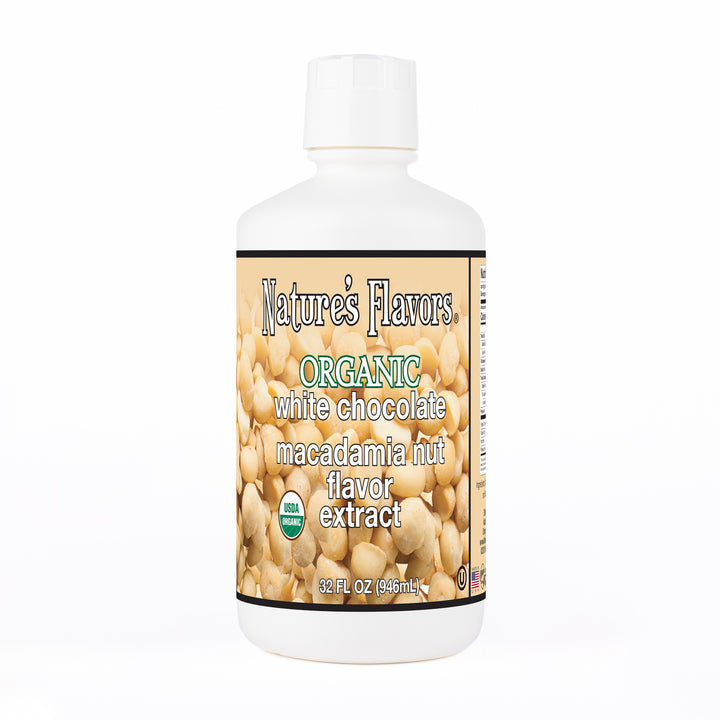 Organic White Chocolate Macadamia Nut Flavor Extract Without Diacetyl