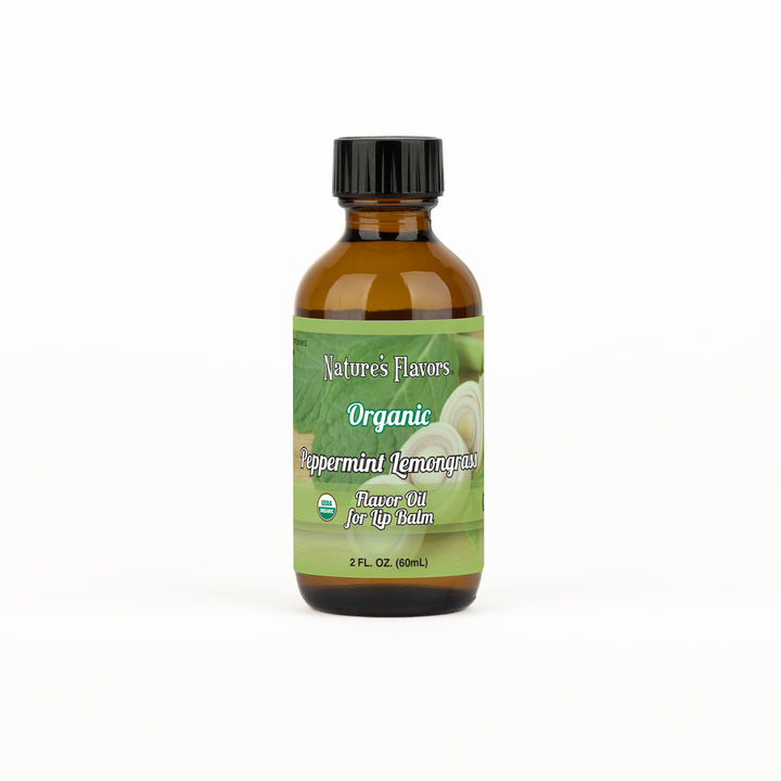 Organic Peppermint Lemongrass Flavor Oil for Lip Balm