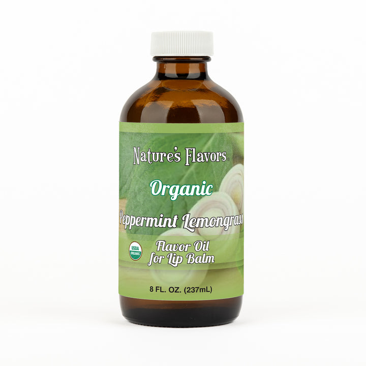 Organic Peppermint Lemongrass Flavor Oil for Lip Balm