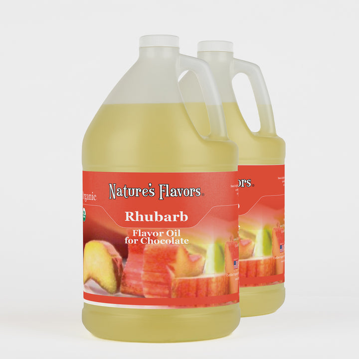 Organic Rhubarb Flavor Oil For Chocolate