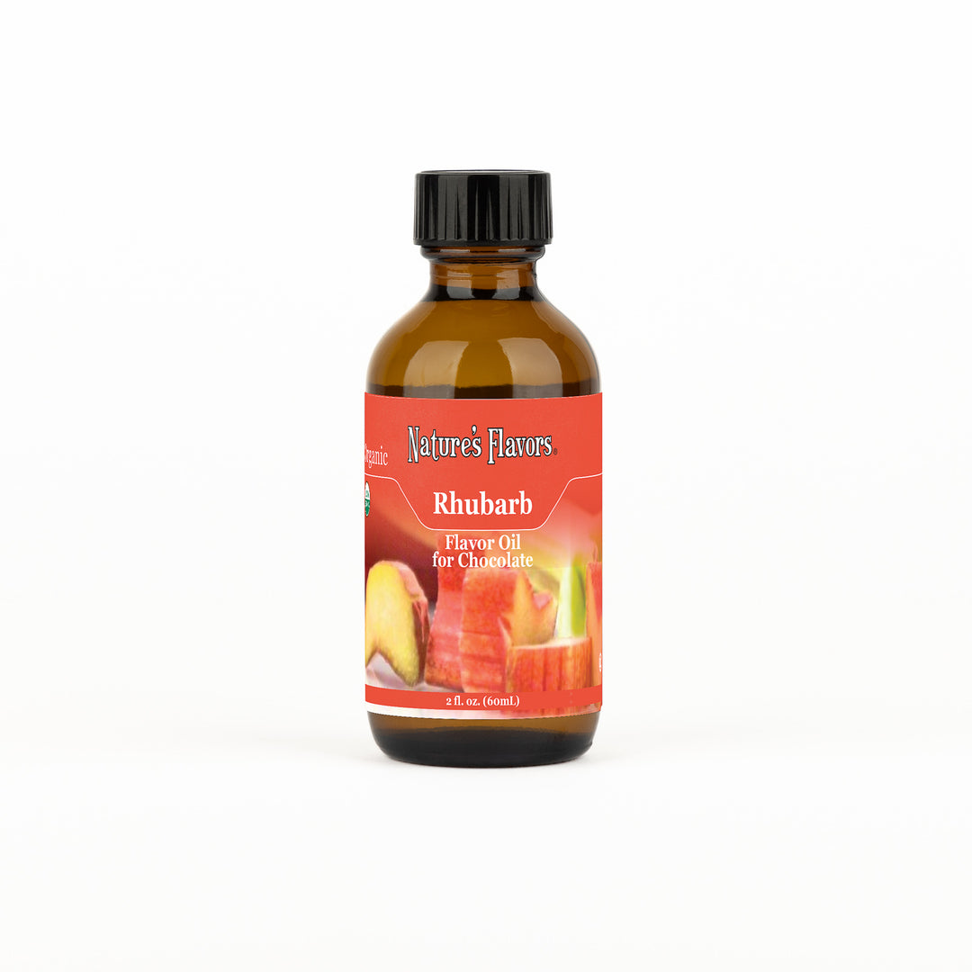 Organic Rhubarb Flavor Oil For Chocolate
