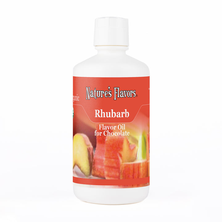 Organic Rhubarb Flavor Oil For Chocolate