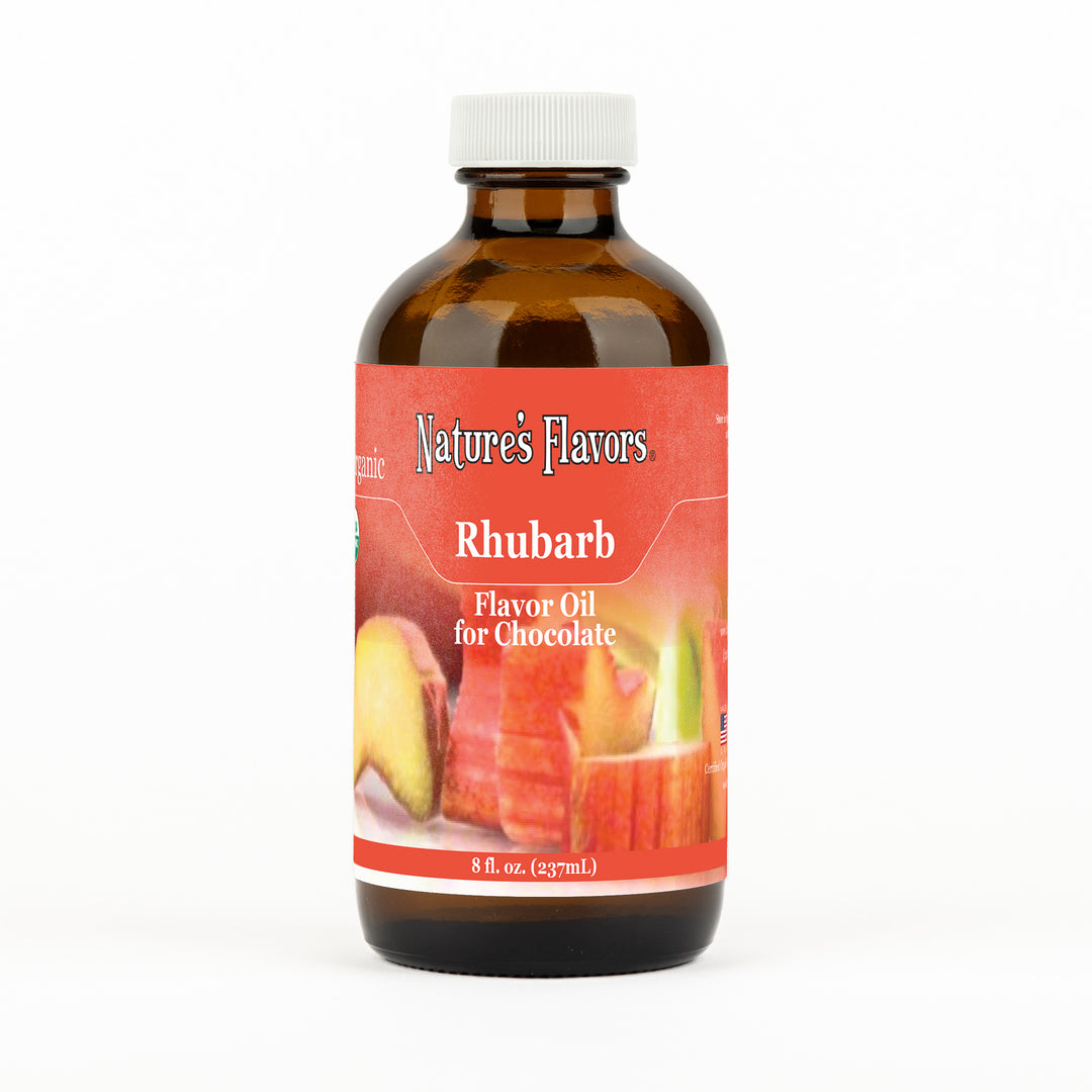 Organic Rhubarb Flavor Oil For Chocolate