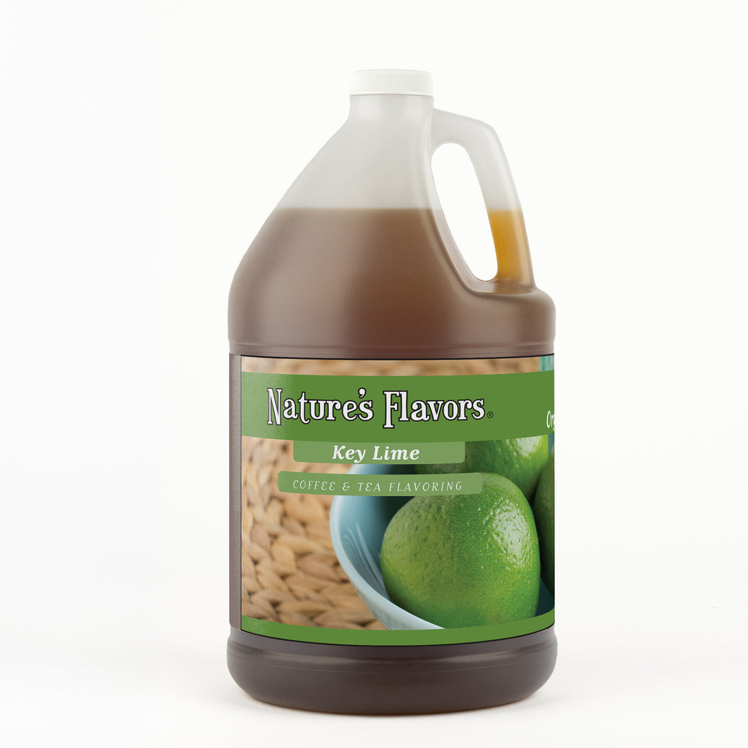 Organic Key Lime Coffee and Tea Flavoring Without Diacetyl