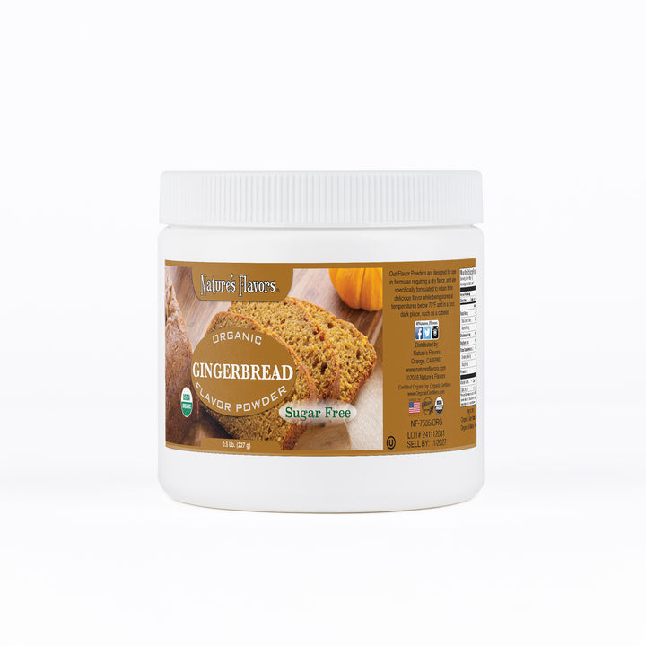 Gingerbread Flavor Powder (Sugar-Free), Organic