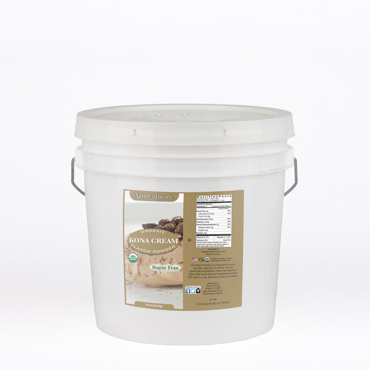 Kona Cream Flavor Powder (Sugar-Free), Organic