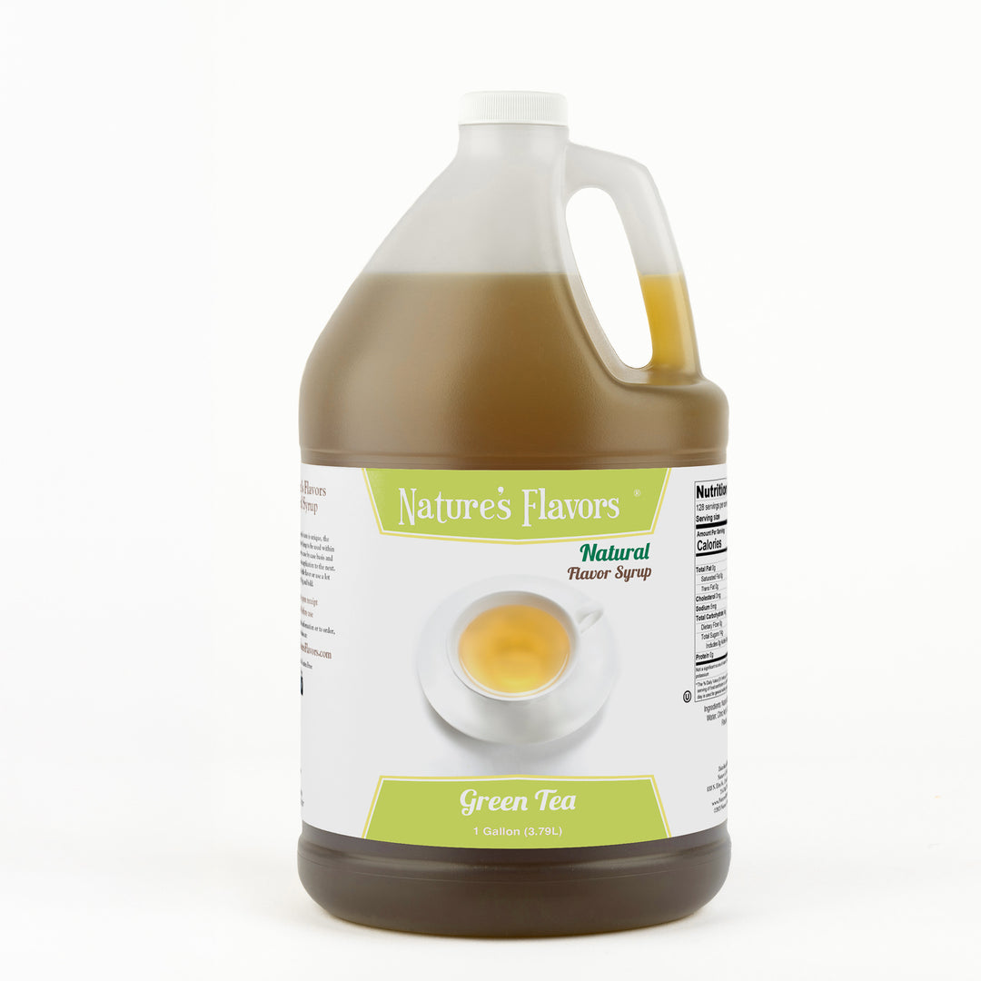 Green Tea Syrup, Natural