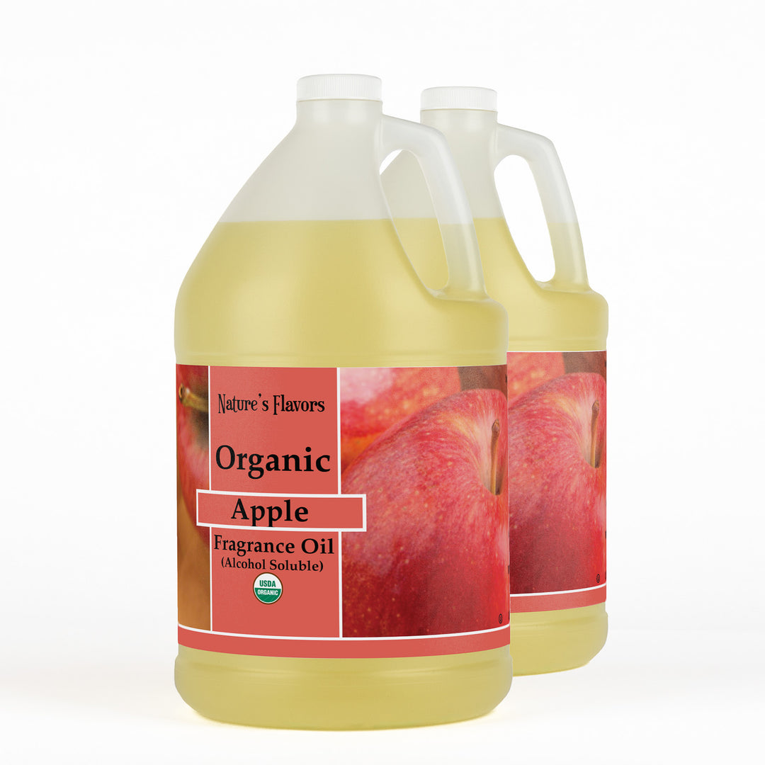 Apple Fragrance Oil (Alcohol Soluble), Organic