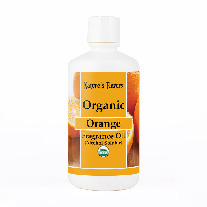 Orange Fragrance Oil (Alcohol Soluble), Organic