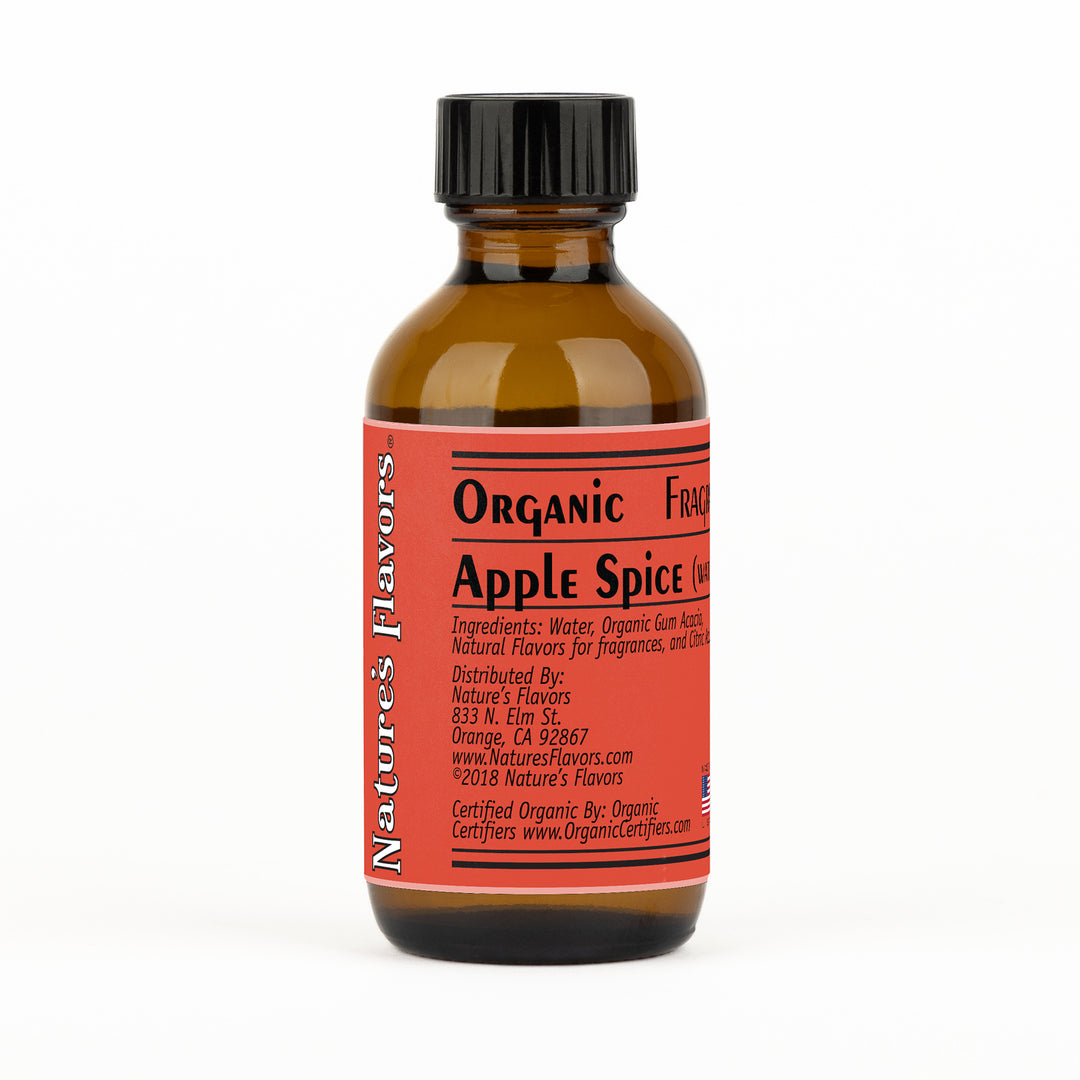 Organic Apple Spice Fragrance Emulsion with Floral Notes (Water Soluble)
