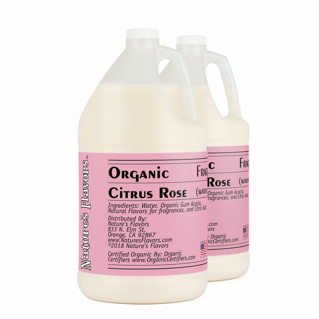 Organic Citrus Rose Fragrance Emulsion with Floral Notes (Water Soluble)