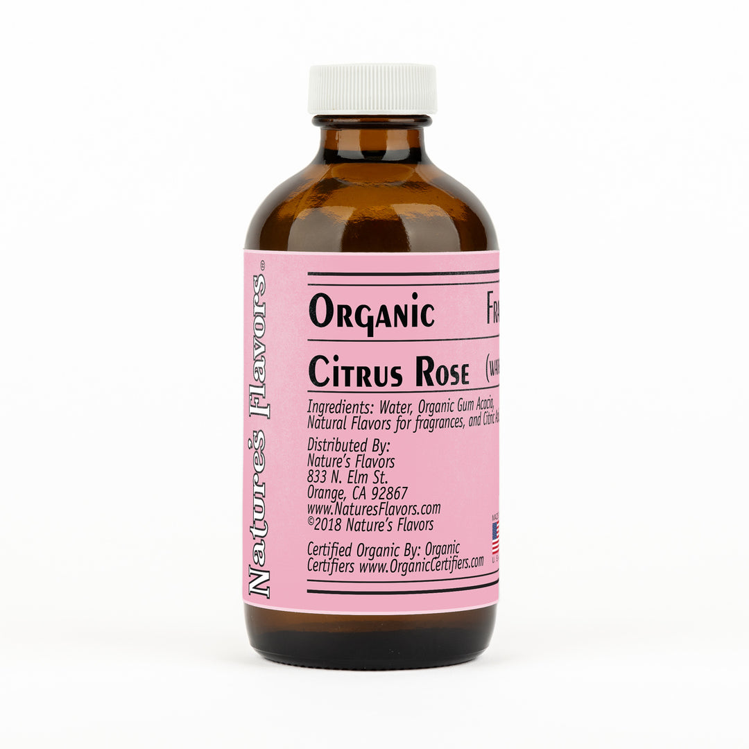 Organic Citrus Rose Fragrance Emulsion with Floral Notes (Water Soluble)