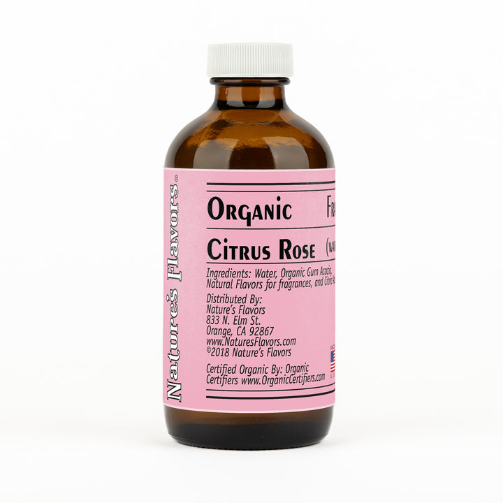 Organic Citrus Rose Fragrance Emulsion with Floral Notes (Water Soluble)
