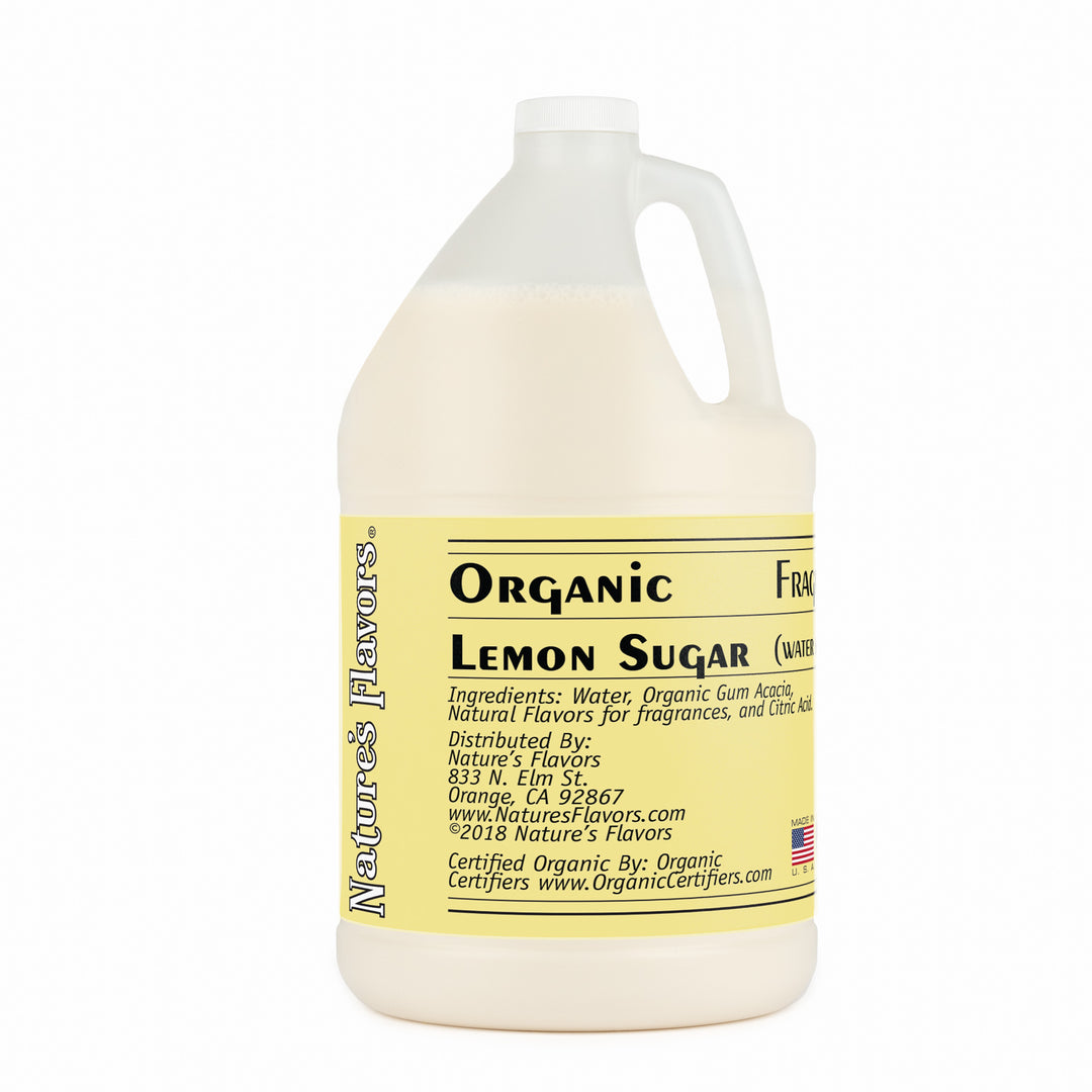 Organic Lemon Sugar Fragrance Emulsion with Floral Notes (Water Soluble)