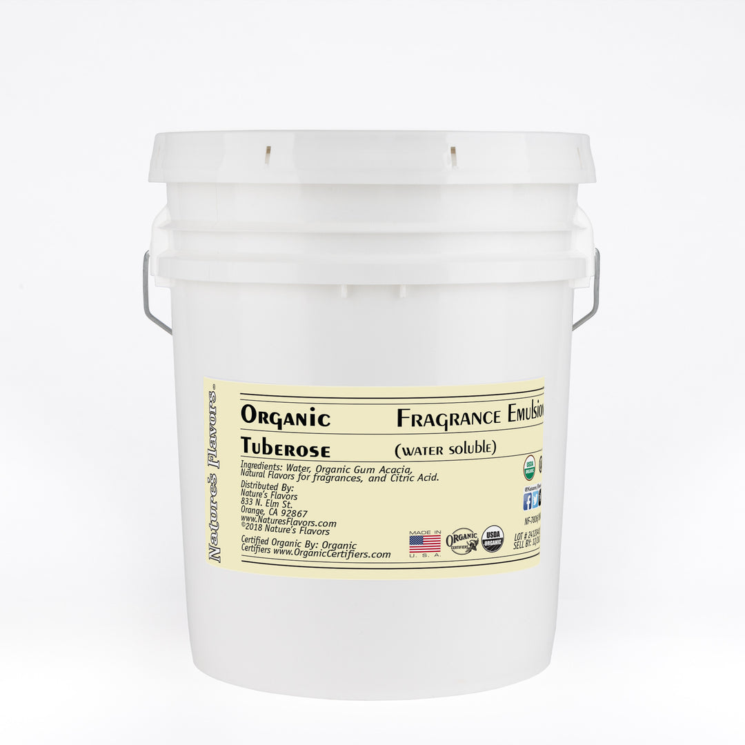 Organic Tuberose Fragrance Emulsion (Water Soluble)