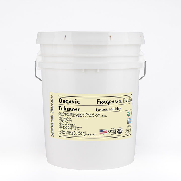 Organic Tuberose Fragrance Emulsion (Water Soluble)