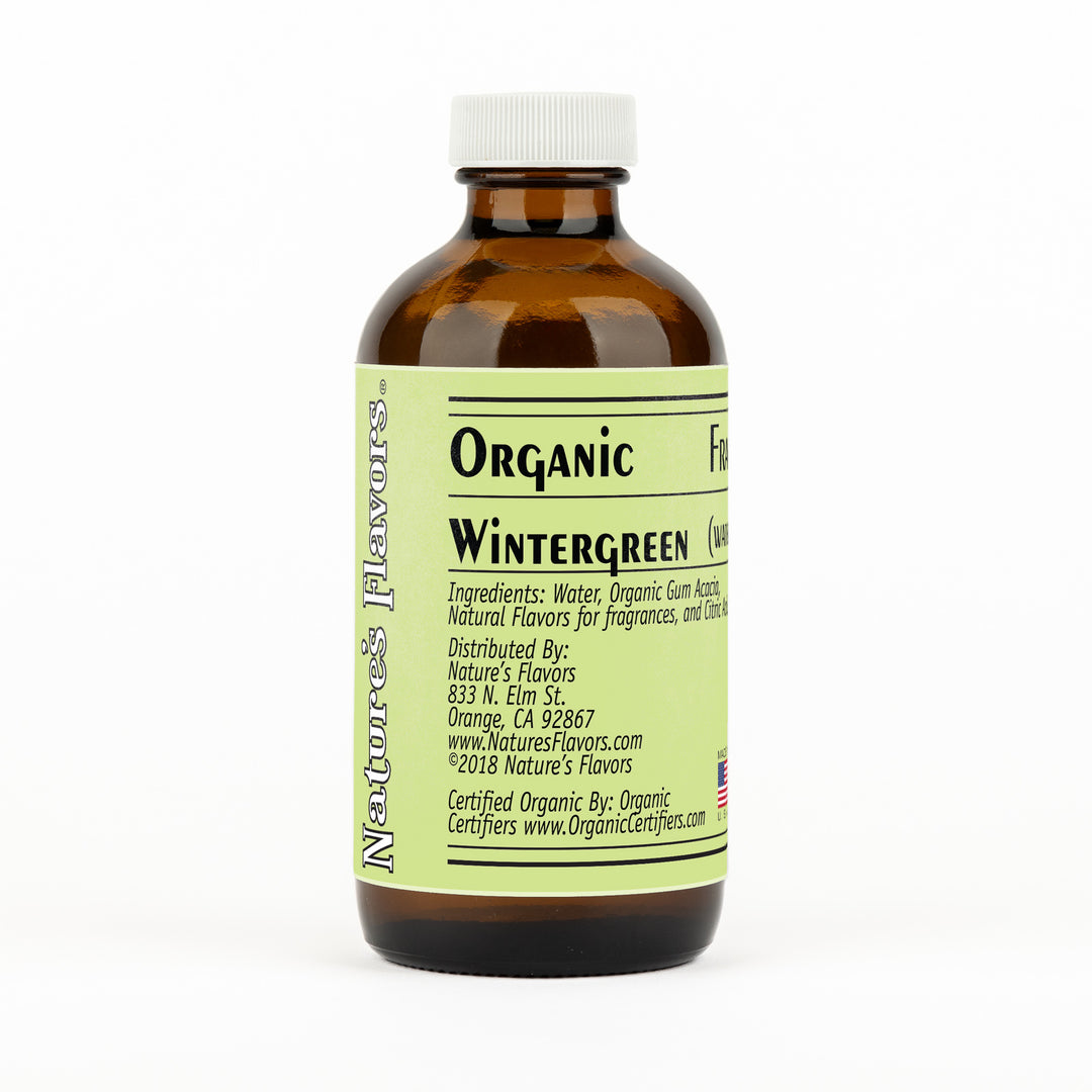 Organic Wintergreen Fragrance Emulsion with Floral Notes (Water Soluble)