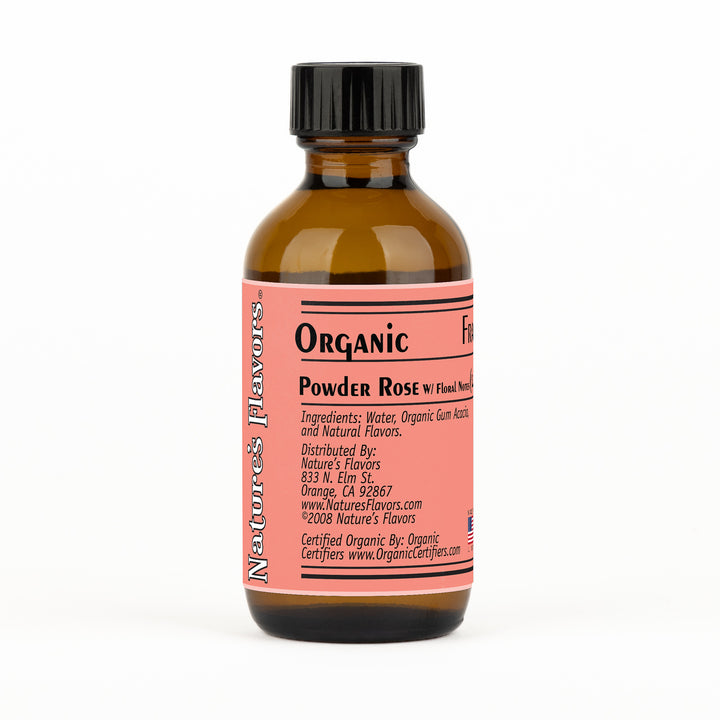 Organic Powder Rose Fragrance Emulsion with Floral Notes (Water Soluble)