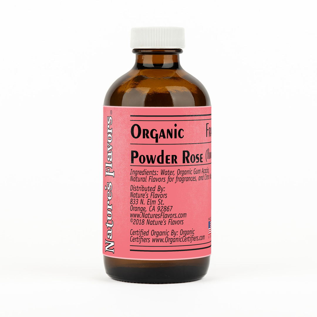 Organic Powder Rose Fragrance Emulsion with Floral Notes (Water Soluble)