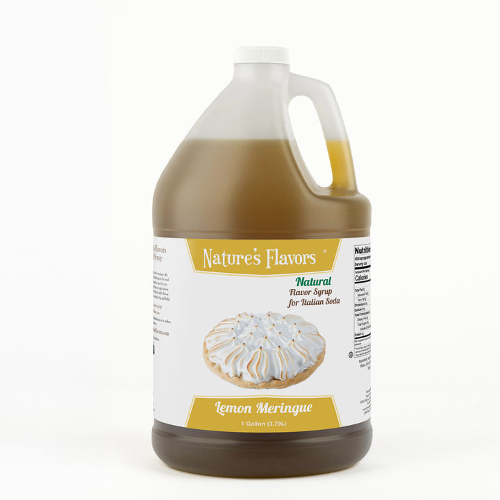 Lemon Meringue Italian Soda Syrup, Natural