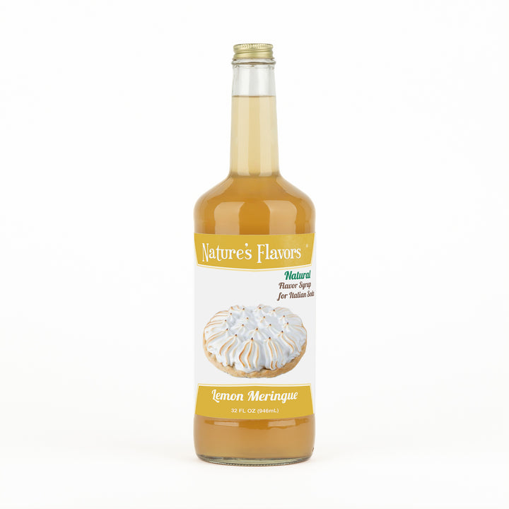 Lemon Meringue Italian Soda Syrup, Natural