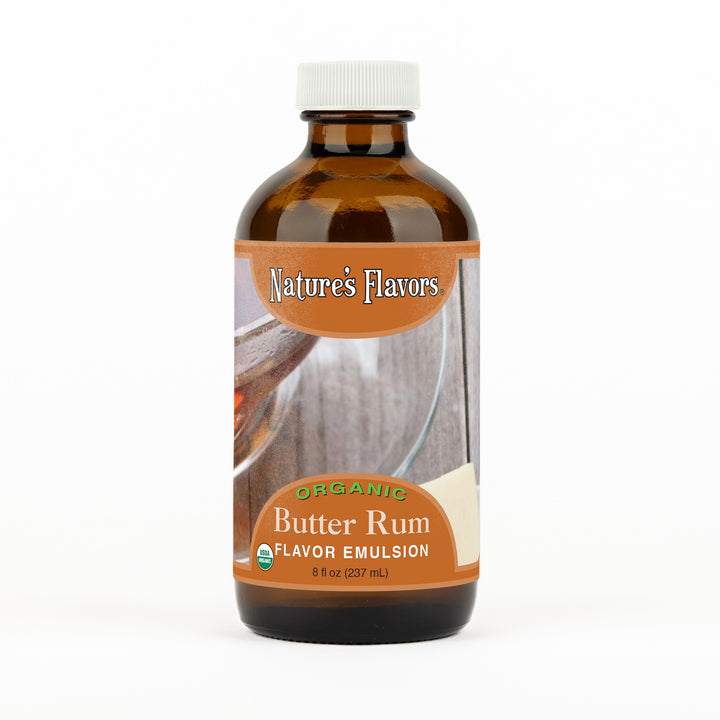 Butter Rum Flavor Emulsion for High Heat Applications, Organic