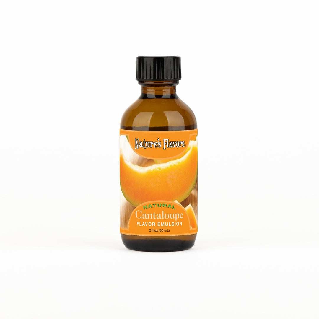 Cantaloupe Flavor Emulsion for High Heat Applications