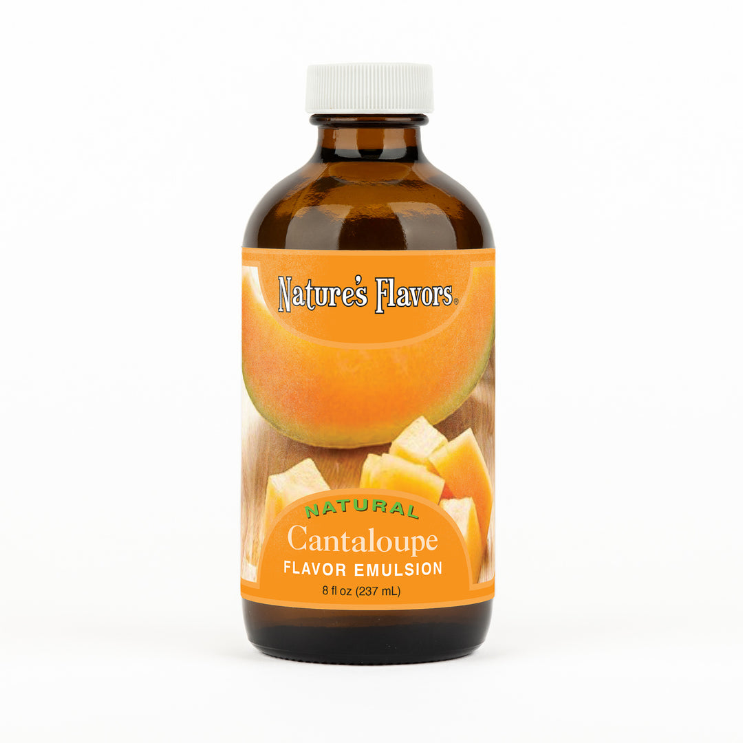 Cantaloupe Flavor Emulsion for High Heat Applications