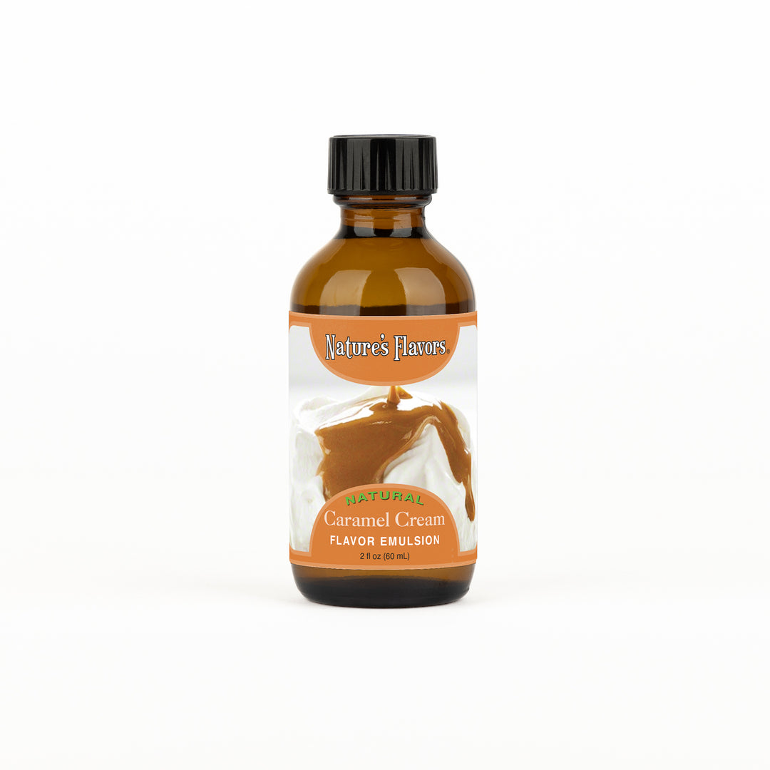 Caramel Cream Flavor Emulsion for High Heat Applications