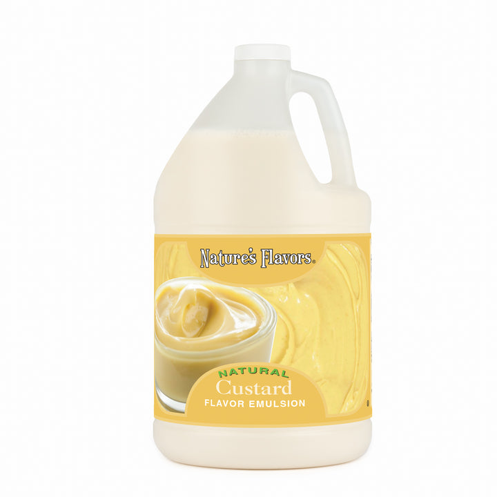 Custard Flavor Emulsion for High Heat Applications
