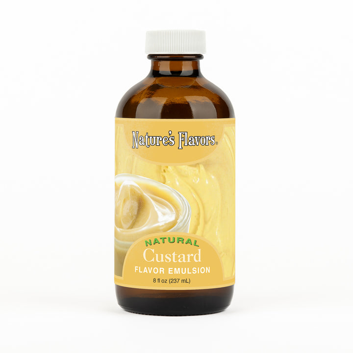 Custard Flavor Emulsion for High Heat Applications
