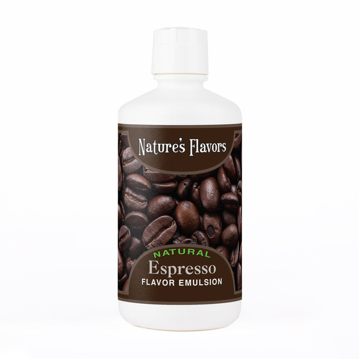 Espresso Flavor Emulsion for High Heat Applications