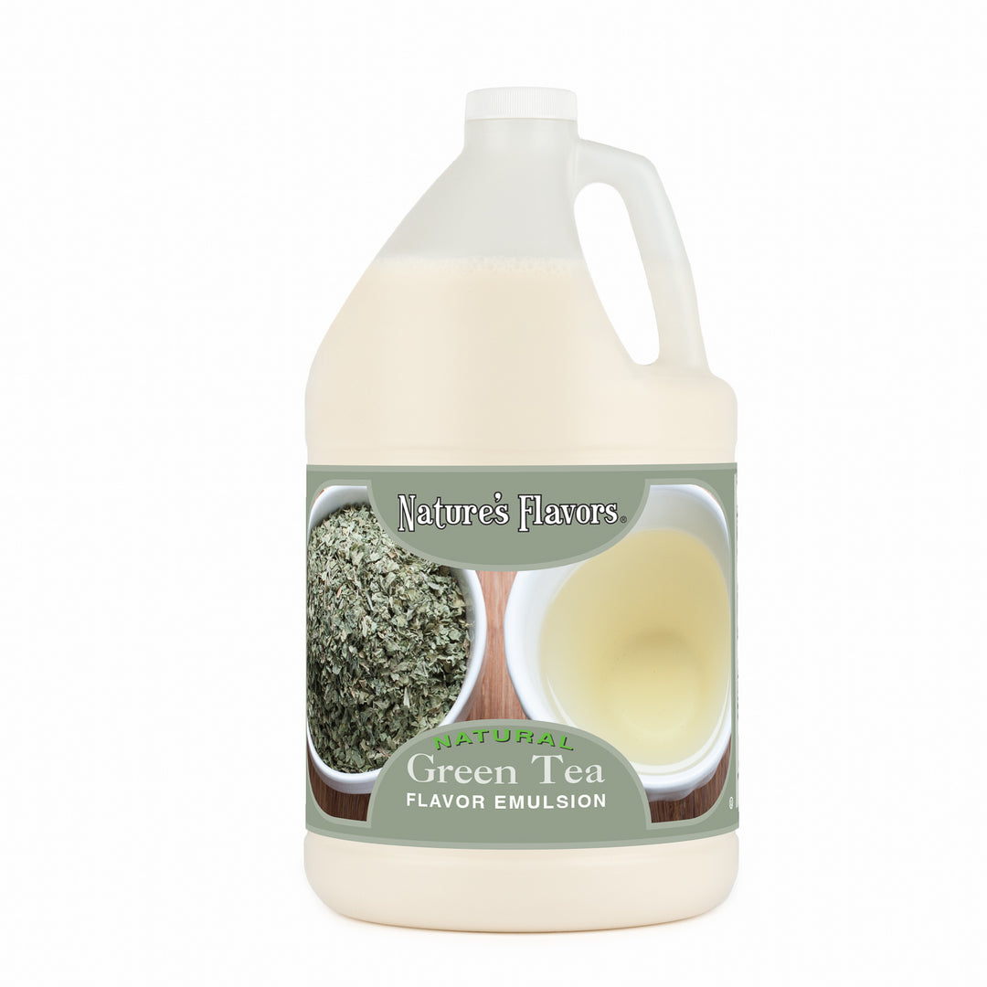 Green Tea Flavor Emulsion for High Heat Applications