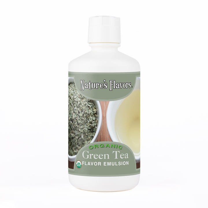 Green Tea Flavor Emulsion for High Heat Applications, Organic