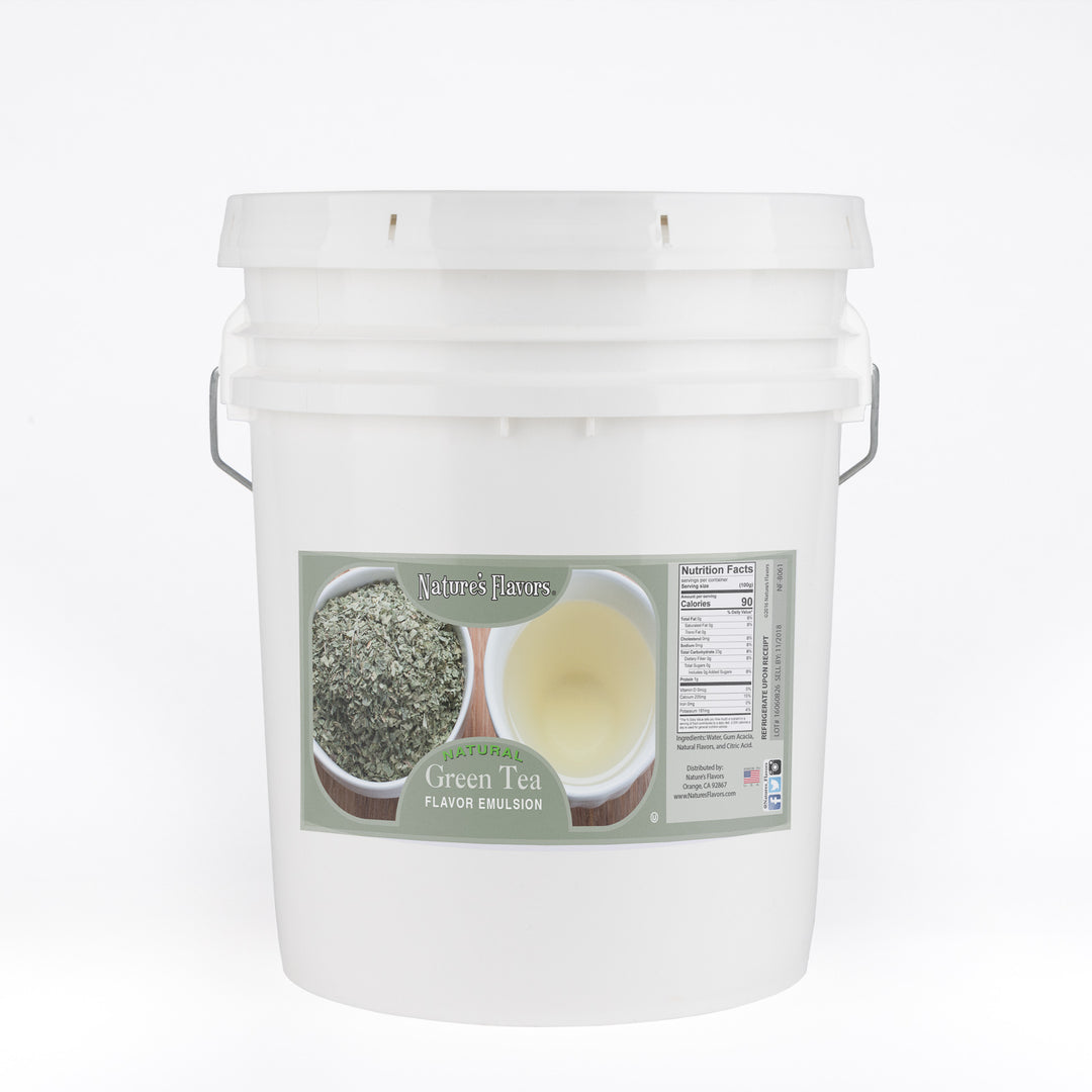 Green Tea Flavor Emulsion for High Heat Applications