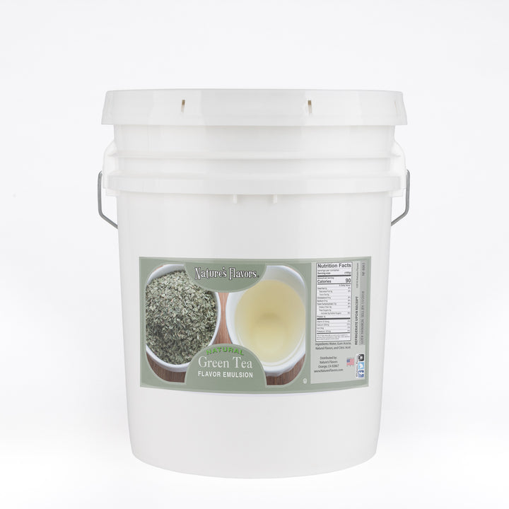 Green Tea Flavor Emulsion for High Heat Applications