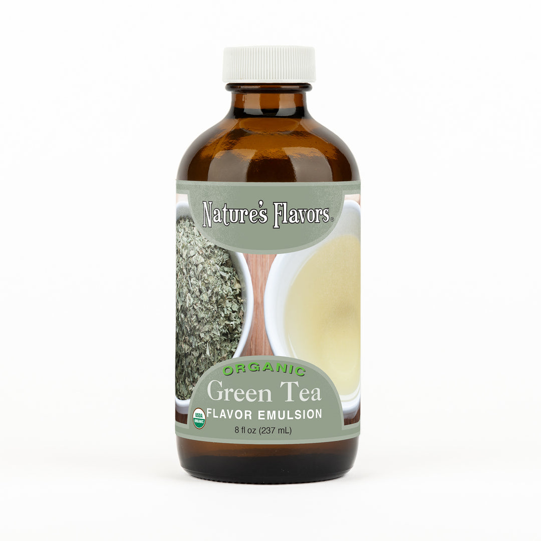 Green Tea Flavor Emulsion for High Heat Applications, Organic