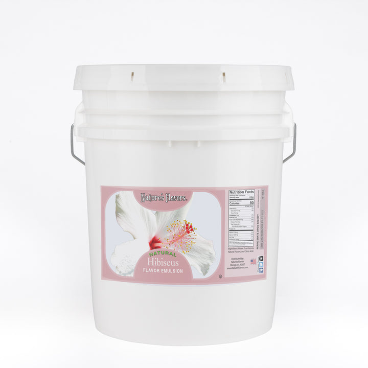 Hibiscus Flavor Emulsion for High Heat Applications