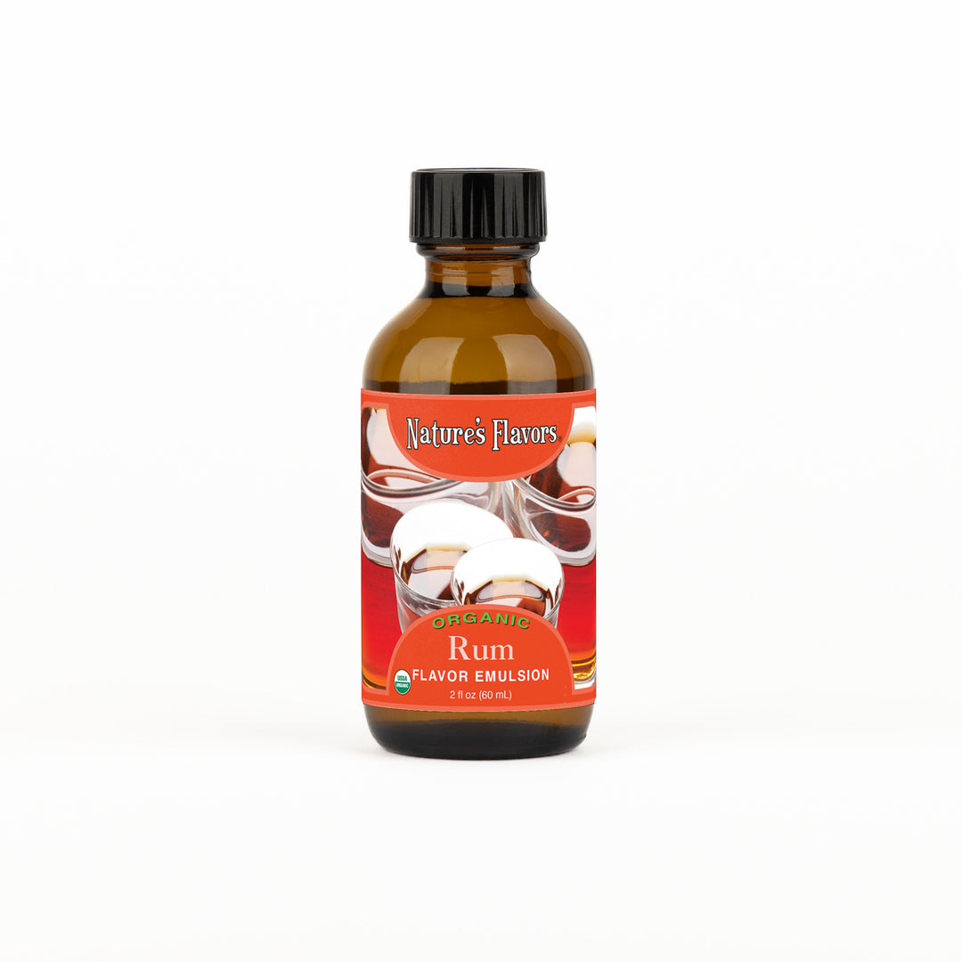 Rum Flavor Emulsion for High Heat Applications, Organic