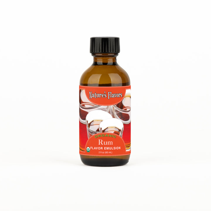 Rum Flavor Emulsion for High Heat Applications, Organic
