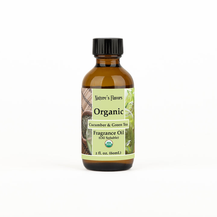 Cucumber and Green Tea Fragrance Oil (Oil Soluble), Organic
