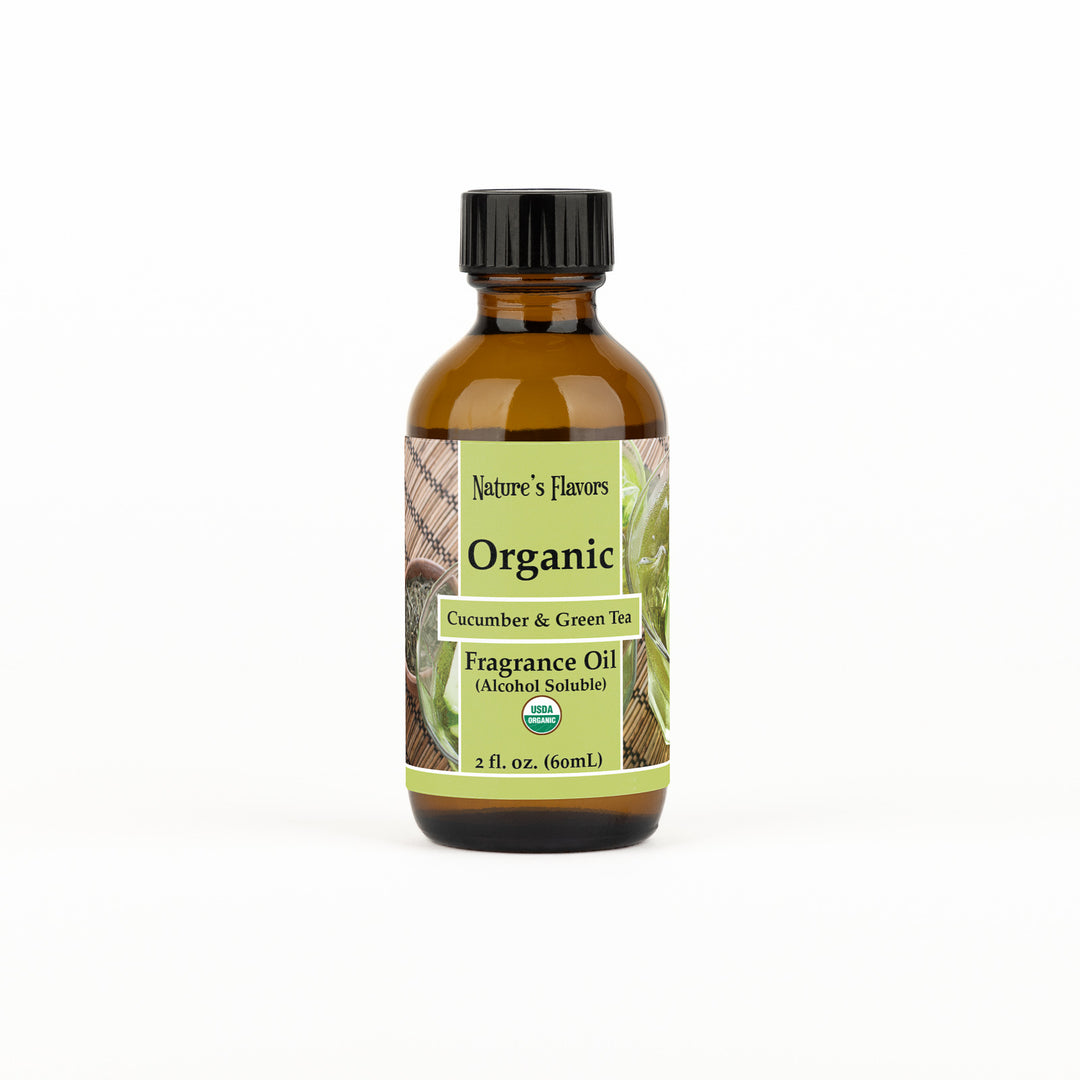 Cucumber and Green Tea Fragrance Oil (Alcohol Soluble), Organic