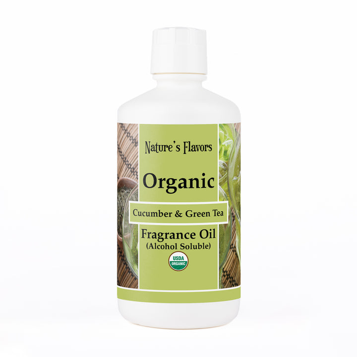 Cucumber and Green Tea Fragrance Oil (Alcohol Soluble), Organic