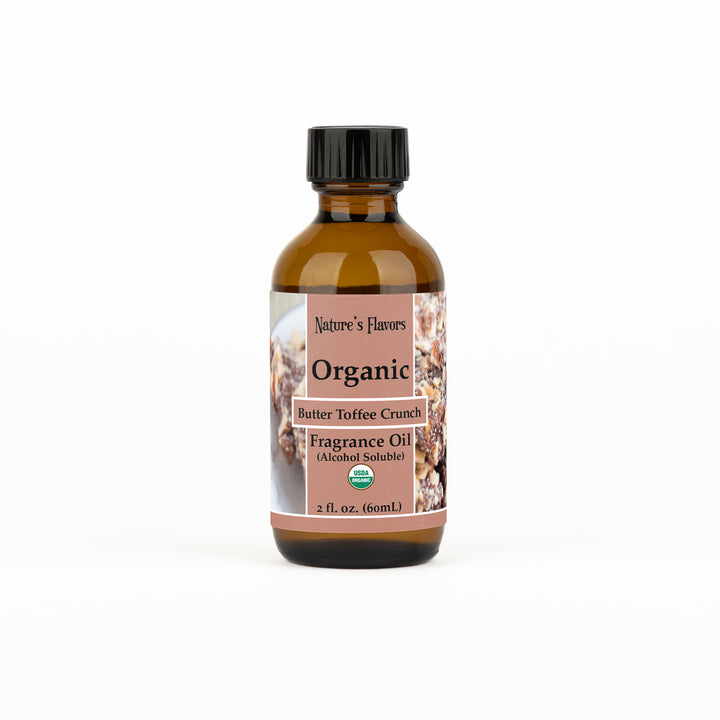 Butter Toffee Crunch Fragrance Oil (Alcohol Soluble), Organic