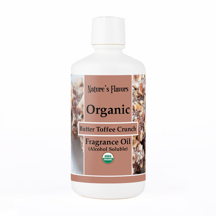 Butter Toffee Crunch Fragrance Oil (Alcohol Soluble), Organic